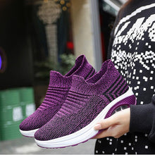 Load image into Gallery viewer, Women's Elastic Stretchable Breathable Walking Shoes