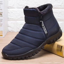 Load image into Gallery viewer, Men's Waterproof Warm Cotton Zipper Snow Ankle Boots ( HOT SALE !!!-60% OFF For a Limited Time )