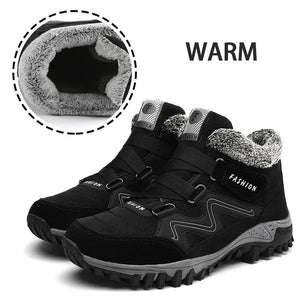 Women's Winter Shoes Thermal Villi Leather