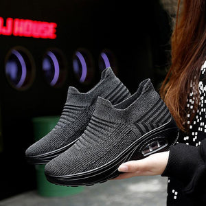 Women's Elastic Stretchable Breathable Walking Shoes