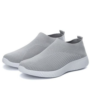 Women's Crystal Breathable Orthopedic Slip On Walking Shoes