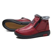 Load image into Gallery viewer, Women&#39;s Waterproof Non-slip Cotton Leather Boots ( HOT SALE !!!-60% OFF For a Limited Time )
