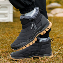 Load image into Gallery viewer, Men&#39;s Waterproof Warm Cotton Zipper Ankle Boots ( HOT SALE !!!-60% OFF For a Limited Time )
