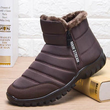 Load image into Gallery viewer, Men&#39;s Waterproof Warm Cotton Zipper Snow Ankle Boots ( HOT SALE !!!-60% OFF For a Limited Time )
