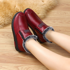 Women's Waterproof Warm Non-slip Cotton Soft Leather Boots ( HOT SALE !!!-60% OFF For a Limited Time )