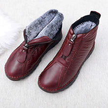 Load image into Gallery viewer, Women&#39;s Waterproof Warm Non-slip Cotton Soft Leather Boots ( HOT SALE !!!-60% OFF For a Limited Time )
