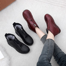 Load image into Gallery viewer, Women&#39;s Waterproof Warm Non-slip Cotton Soft Leather Boots ( HOT SALE !!!-60% OFF For a Limited Time )
