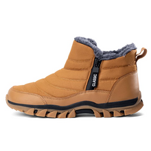 Load image into Gallery viewer, Men&#39;s Waterproof Warm Cotton Zipper Ankle Boots ( HOT SALE !!!-60% OFF For a Limited Time )
