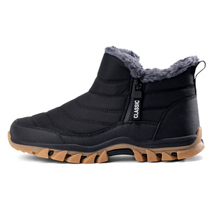 Men's Waterproof Warm Cotton Zipper Ankle Boots ( HOT SALE !!!-60% OFF For a Limited Time )