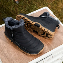 Load image into Gallery viewer, Men&#39;s Waterproof Warm Cotton Zipper Ankle Boots ( HOT SALE !!!-60% OFF For a Limited Time )
