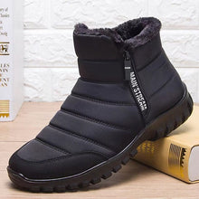 Load image into Gallery viewer, Men&#39;s Waterproof Warm Cotton Zipper Snow Ankle Boots ( HOT SALE !!!-60% OFF For a Limited Time )
